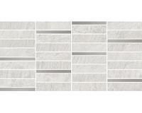 YAKARA White Steel. Мозаика (22,2x44,6)