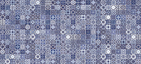 Плитка Hammam рельеф голубой мат, 20x44, арт. (HAG041D)