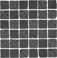 Декор Про Фьюче черный мозаичный мат, 30x30 9 мм, арт. SBM002/DD639920