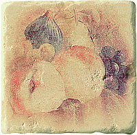 Декор Ins Botticino S/3 Beige Персик+Яблоко+Виноград, 10x10, арт. 1511014-12-2212-3