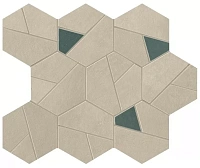 Мозаика Boost Pro Cream Mosaico Hex Blue мат 25x28,5 арт. A0QO