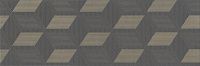 Декор Морандо серый темный обрезной мат, 25x75 9 мм, арт. HGD/B428/12144R