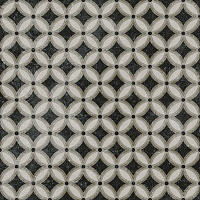 Декор Фреджио 2 черно-белый глянц, 20x20, арт. VT/A295/SG1544N