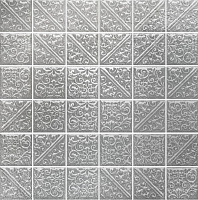 Плитка Ла-Виллет металл, 30,1x30,1 6,9 мм, арт. 21051