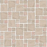 Декор Риальто Антика 4 мозаичный бежевый мат, 30x30 9 мм, арт. MBD008