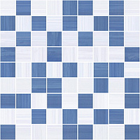Stripes синий+серый. Мозаика (30x30)