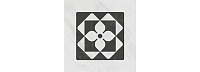 TOC006 Келуш 3 грань черно-белый. Декор (9,8x9,8)