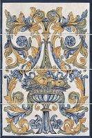 Панно Площадь Испании глянц, 15x40, арт. HGD/A347/4x/15129