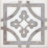 Вставка Амальфи орнамент коричневый STG\A406\1266 (9,9x9,9)