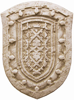 Декор Inserto Blason Crema мат, 17x23
