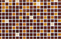Мозаика Marron - часть8 с чипом 2,5x2,5, 31,3x49,5