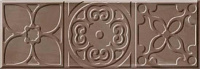 Декор Bulevar Altair Moka Decor, 10x30 8 мм