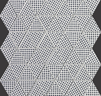 Мозаика Pat Deco Blue Triangolo Mos глянц, 30,5x30,5, арт. fOEH