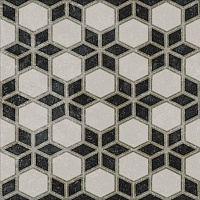 Декор Фреджио 4 черно-белый глянц, 20x20, арт. VT/A297/SG1544N