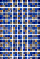 Гламур 2Т голубой. Настенная плитка (27,5x40)
