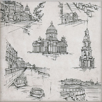 Декор Марчиана SpB, 20x20 6,9 мм, арт. STG/A536/5261