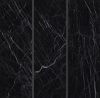 Плитка R C 91,5 Nero Reale Brillante, 30,5x91,5, арт. fNXZ