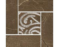 Вставка ARKOS Brown Classic полир, 9,8x9,8