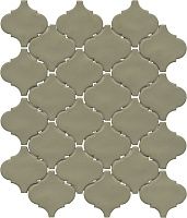 Мозаика Арабески Марокко зелёный мат 26x30 7 мм арт. KM2630M0051N