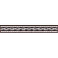 Бордюр Эрмида коричневый глянц 5x40 8 мм арт. 05-01-1-56-03-15-1020-2