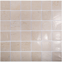 Мозаика CREMA MARFIL POLISHED полир, 30,5x30,5 4 мм