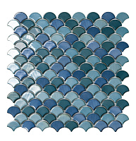 Мозаика Soul Green Mix, 30,7x31,7 4 мм