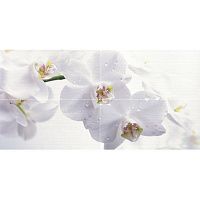 Панно Меланж голубой глянц 50x100 9 мм арт. 06-01-1-45-04-61-440-0