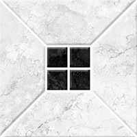 Плитка Риальто 1С тип 1 серая, 20x20