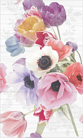 Панно Dec Anemonas Panno ( из 3-х шт) КПН16Anemonas глянц, 75x45, арт. КПН16Anemonas