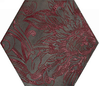 Декор Esagona Fuoridamasco Rosso S/6, 24x27,7, арт. 1073737
