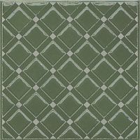 Декор Бахия 1 зелёный мат 9,8x9,8 7 мм арт. KMD3STA015GN
