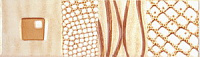 Каррара Бордюр палевый водоросли (20x5,7)