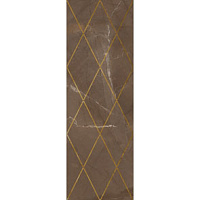 Декор Миланезе римский Марроне, 20x60, арт. 1664-0147