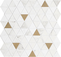 Мозаика Allmarble Wall Statuario SatMosaico Tria мат, 40x43 6 мм, арт. M8GZ