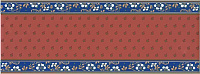 Декор Фонтанка красный, 15x40 8 мм, арт. NT/A169/15000