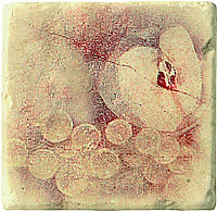Декор Ins Botticino S/3 Beige Персик+Виноград, 10x10, арт. 1511014-12-2212-1