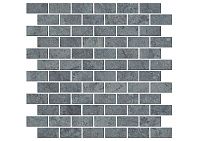 Декор Эвора мозаичный синий светлый глянцевый глянц, 30x32 11 мм, арт. MM13122