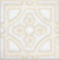 Вставка Амальфи орнамент белый STG\B406\1266 (9,9x9,9)