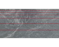 Декор YAKARA Grey Line lappato, 44,6x89,5