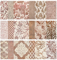 DECOR VERSALLES VANILLA. Настенная плитка (25x75)