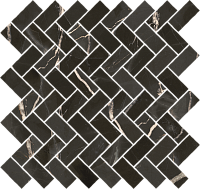 Мозаика Стелларис Абсолют Блэк Кросс мат 31,5x29,7 9 мм арт. 620110000217