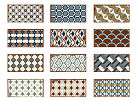 Плитка Artisan Astur Blanco Mix, 10x20