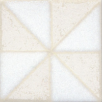 Вставка Амальфи орнамент белый STG\B407\1266 (9,9x9,9)