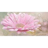 Декор Мечта песочный цветок глянц 20x40 8 мм арт. 04-01-1-08-05-23-370-1