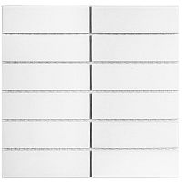 Мозаика 47x147 White Matt V-VW56000 мат 29,88x29,96 6 мм арт. st.С0004010