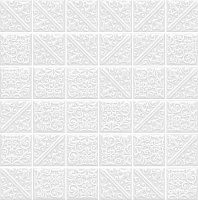 21023 Ла-Виллет белый. Настенная плитка (30,1x30,1)