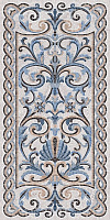 SG590902R синий декорированный лаппатированный Ковер. Декор (119,5x238,5)