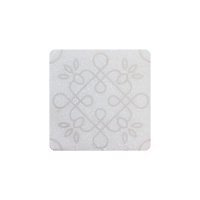 Декор WHITE MARBLE Motif №1 Белый, 10x10
