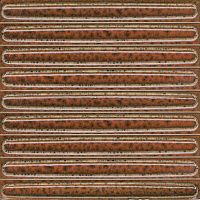 Декор чипсет Далия оранжевый глянц 20x20 9,5 мм арт. KMD2SOB007BN