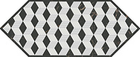 HGD/A483/35006 Келуш 4 черно-белый. Декор (14x34)